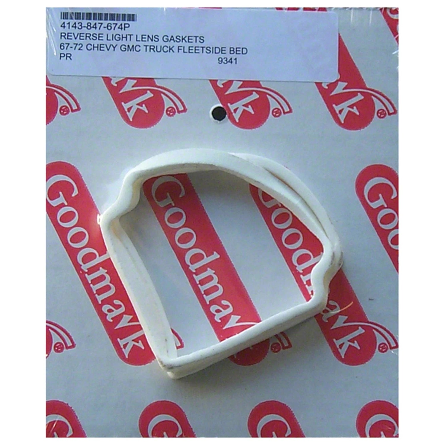 Replacement Driver/Passenger Side Pair of Backup Light Lens Gaskets For