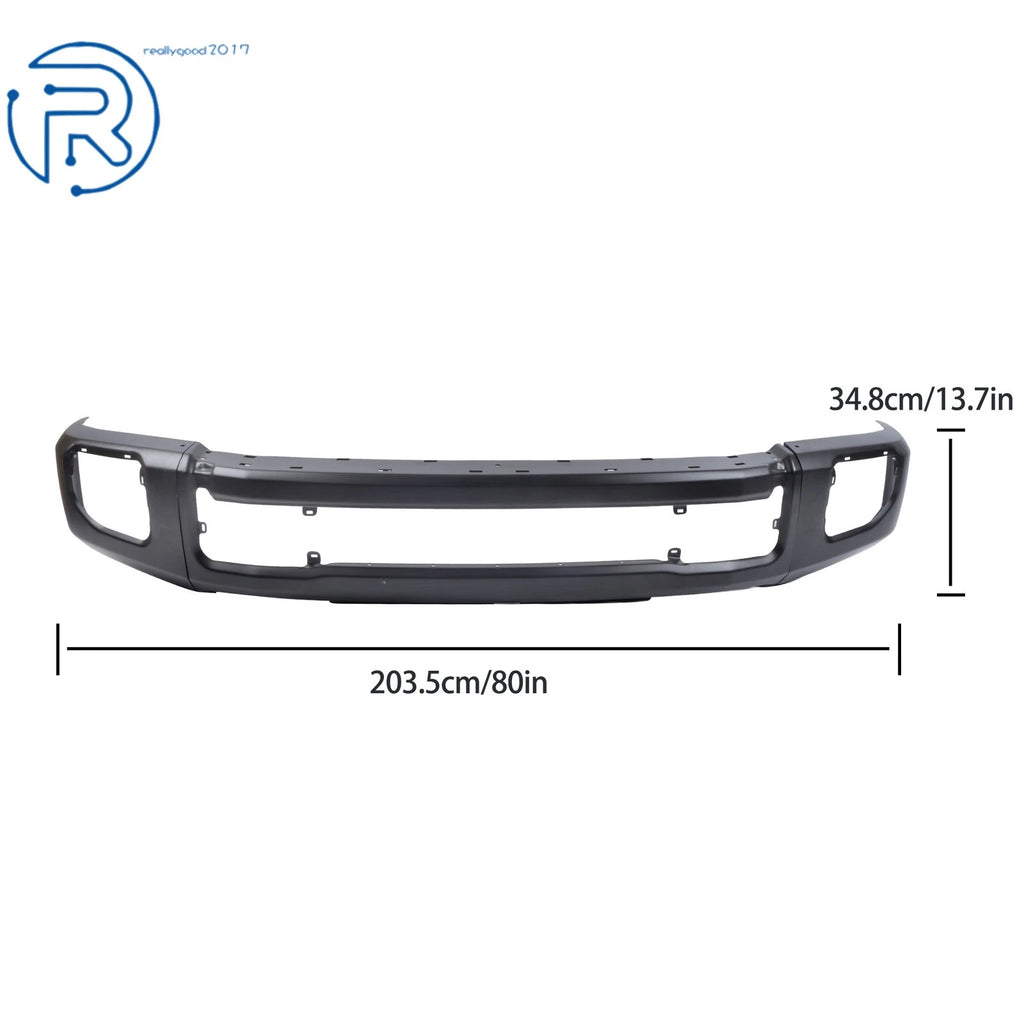 Split Black Front Bumper for Ford F-250/350 Super Duty (2020-2022)