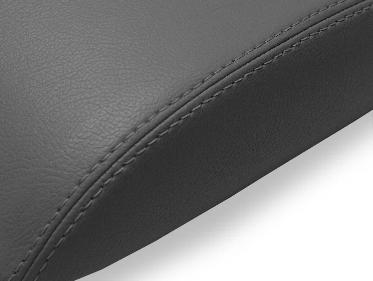 Leather Console Lid Pull Over Cover for Volvo XC90 (2003–2014) Gray