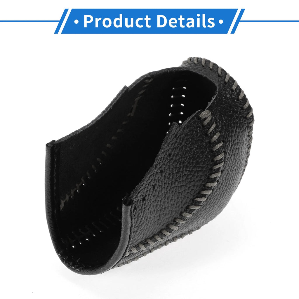 Set of 1 Gear Shift Knob Cover for Volkswagen Golf (2015–2019) Pebbled Black Grey