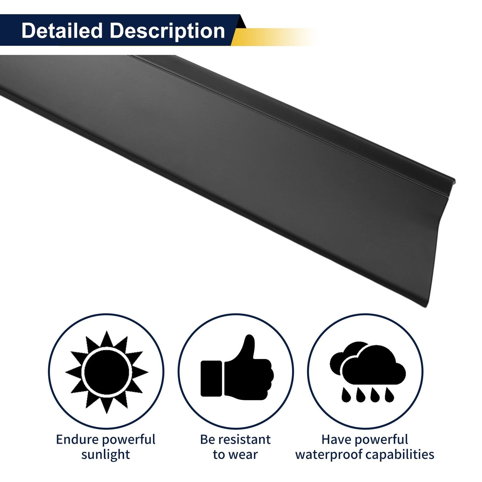 Door Side Lower Trim Garnish Front Left No. 75332TLAA01 for Honda CR-V (2017–2022)
