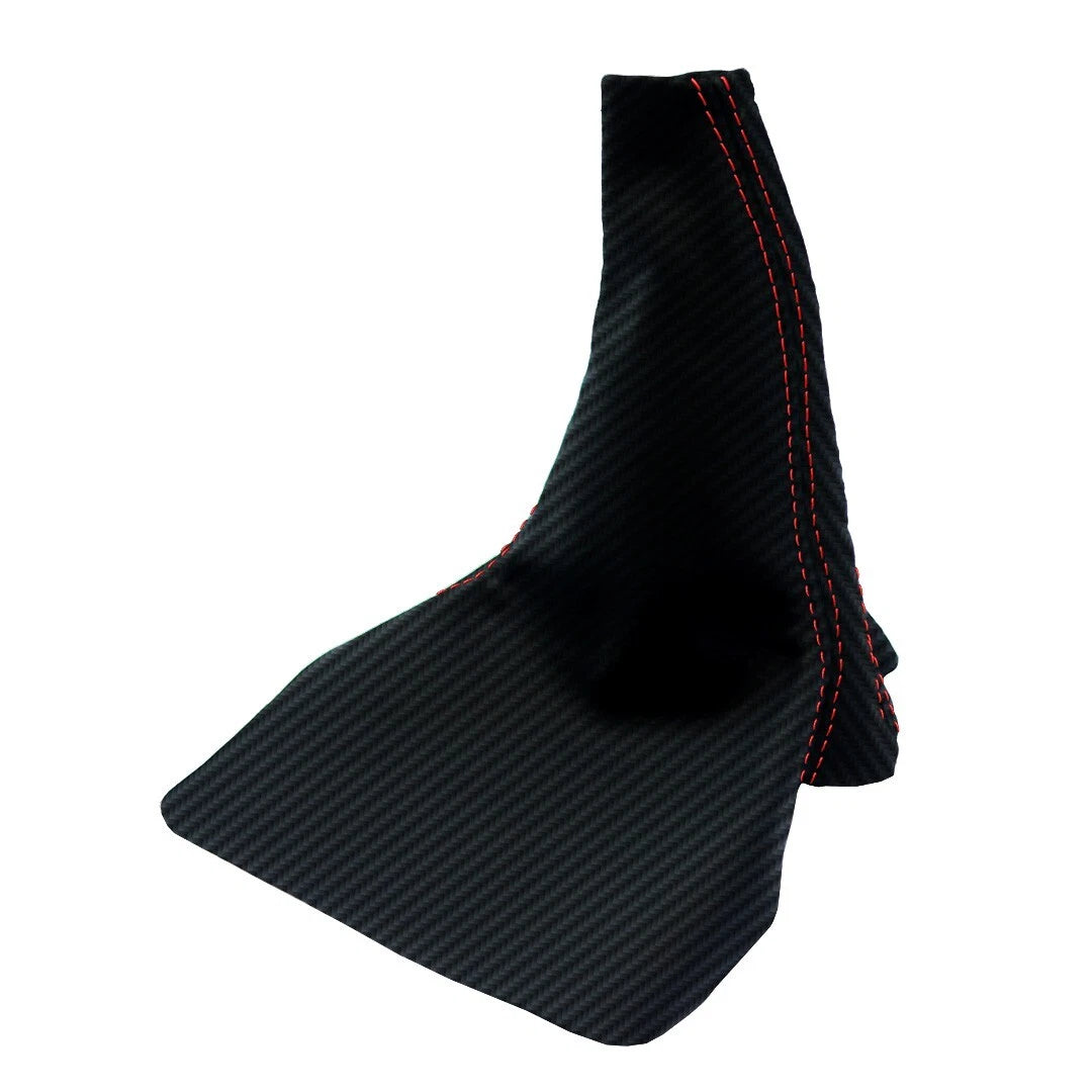 E Brake Boot for Lexus IS300 (2001–2005) PVC Carbon Fiber Red Stitch