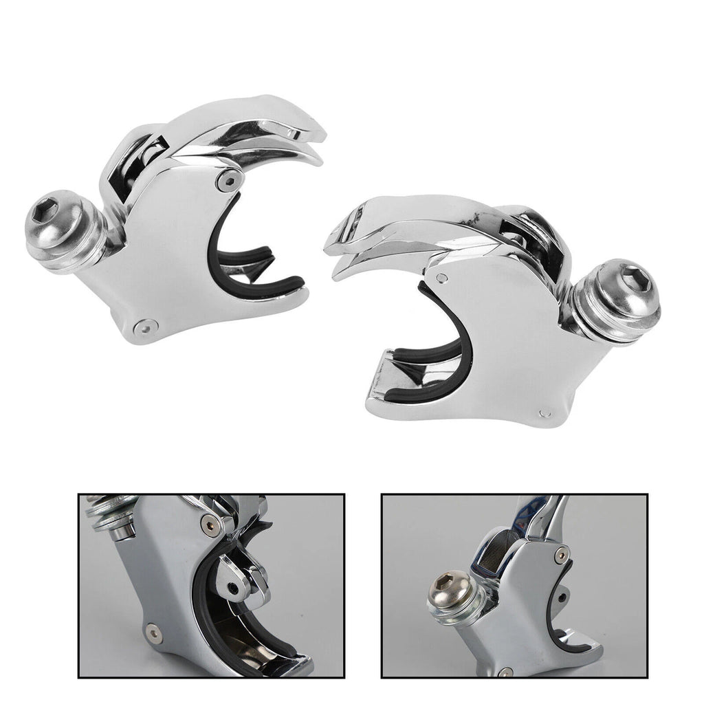 Windshield Fork Clamp Bracket Holder for Harley Dyna Sportster (2006–Present) T9