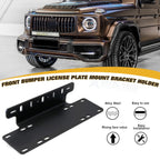 Front License Plate Mount Bracket Holder for Off Road LED Work Light (14.7")