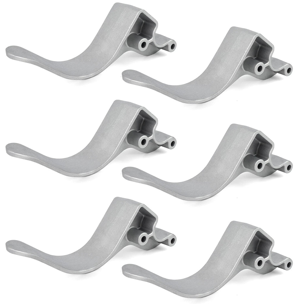 Set of 6 Easy-Off Aluminum Tarp Stops with Clevis Pins - 1705454