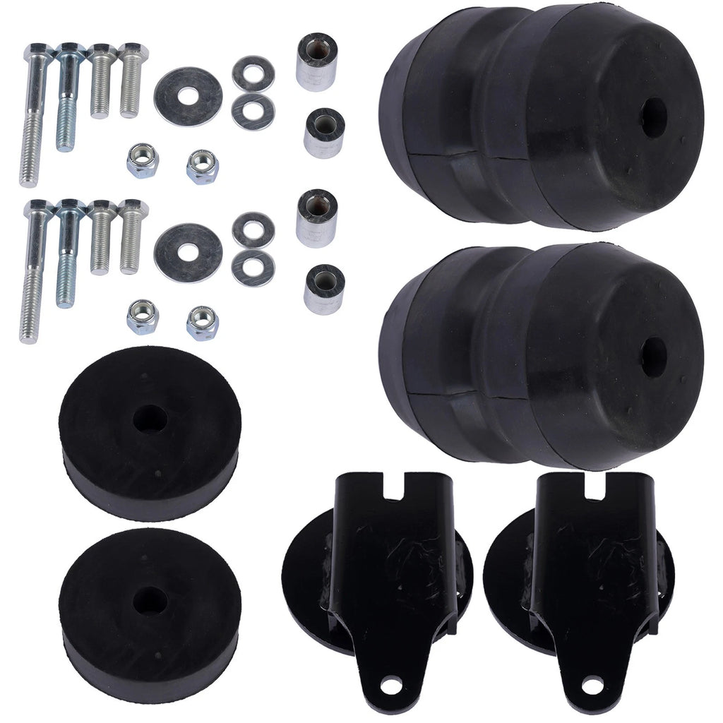 Rear Rubber Helper Suspension Bump Stops for Chevy Silverado 1500 2500 (1999–2010)