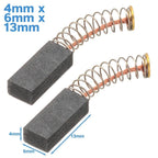2X Carbon Brushes for Electric Motor