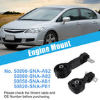 Set of 4 Engine Motor Transmission Mounts No. 50890SNAA81 for Honda Civic 