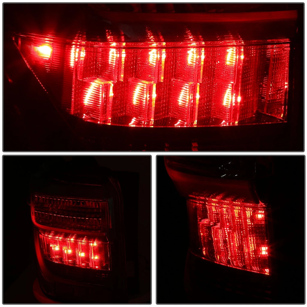 Chrome Red LED Taillight Assembly for Toyota 4Runner (2014–2024)