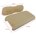 Front Cushion Set for Club Car DS Golf Cart (1993–2023)