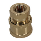 Set of 4 Brass Pressure Washer Couplers for Quick Connect 1/4" NPT