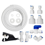 15M Water Supply Pipe Kit with Elbow & Tee Connectors for