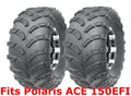Set of 2 Rear Tires 22x10-10 for Polaris ACE 150EFI (2015–2023) Mud 6PR