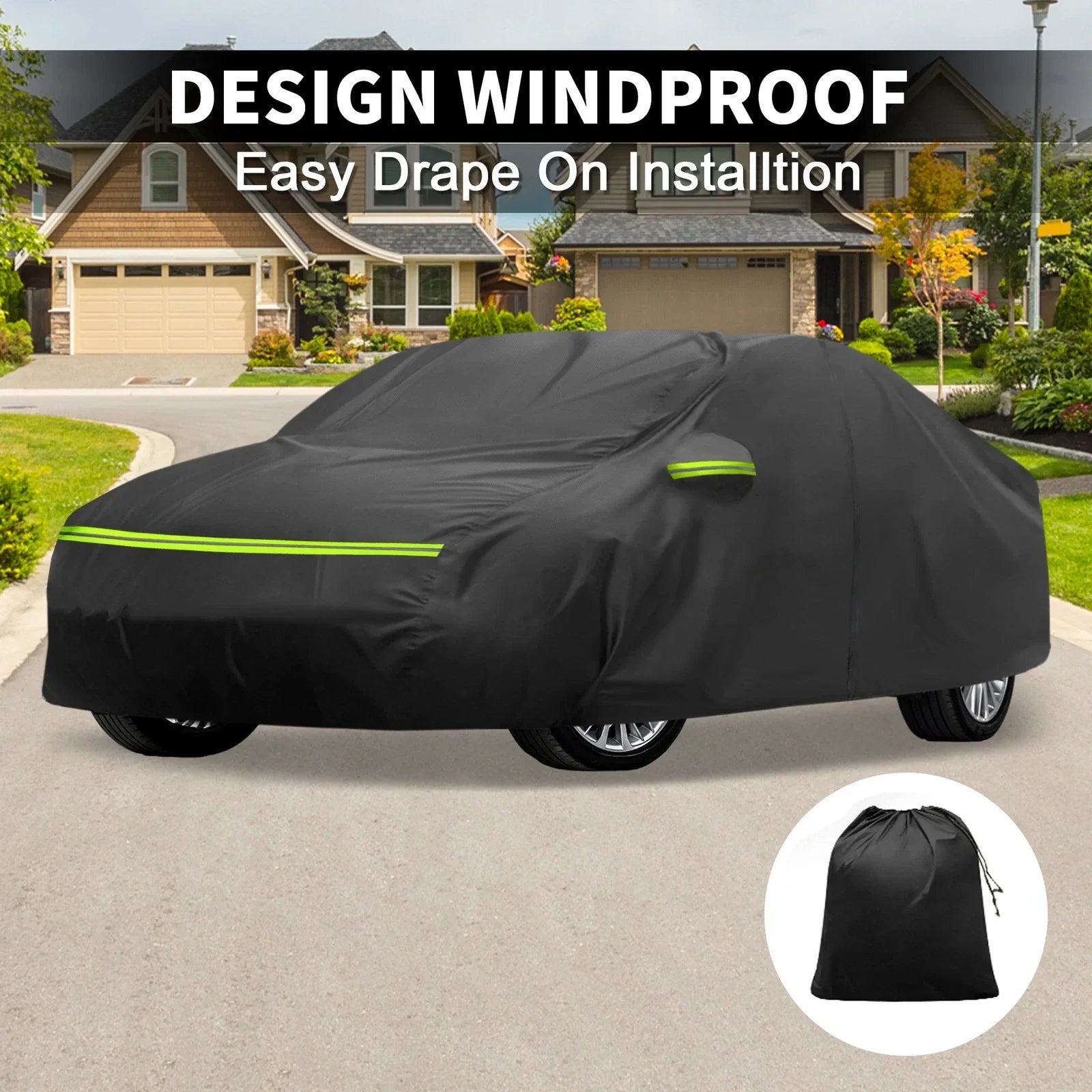 Waterproof 210D-PU Car Cover for Mercedes-Benz C-Klasse W206 Estate (2014-2023)