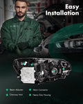 Full LED Headlight Assembly Left Driver Side for Jeep Cherokee (2019–2023)