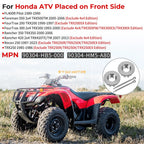 Front Axle Castle Nut for Honda FL400R TRX250 (1995–2004)