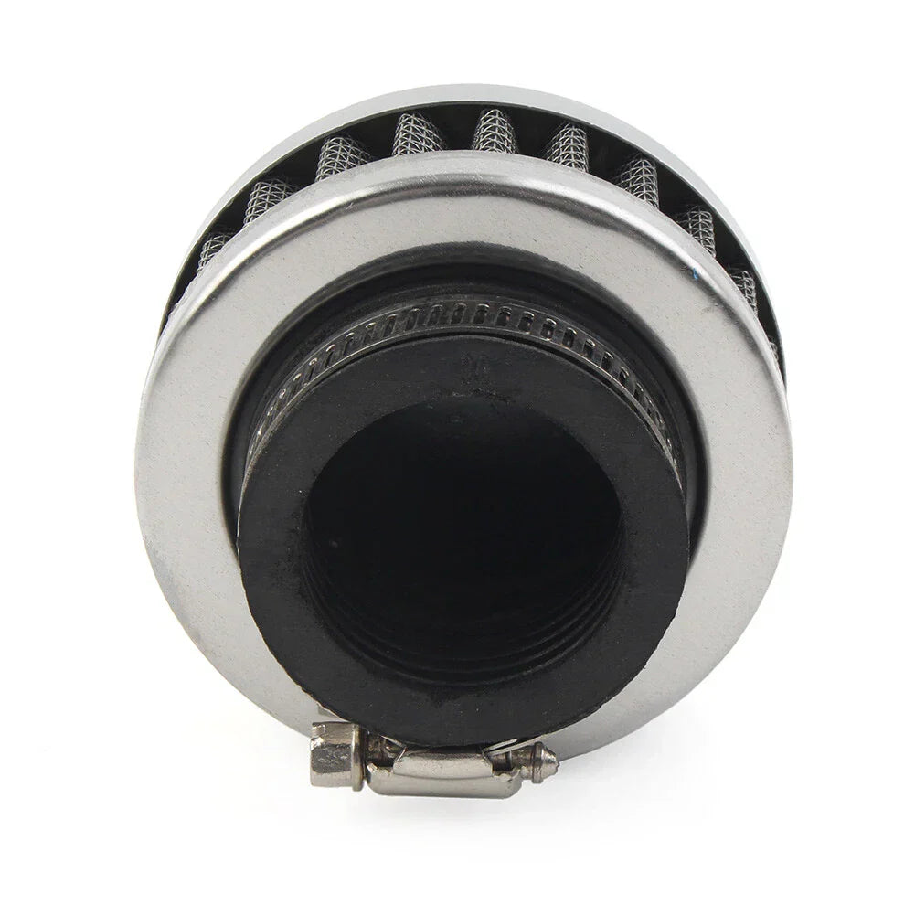 35mm Air Intake Filter Cleaner for Motorcycle - Stainless Steel Mesh