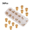 36Pcs Orifice Conversion Kit for Stove Oven Propane Gas Jet Burner