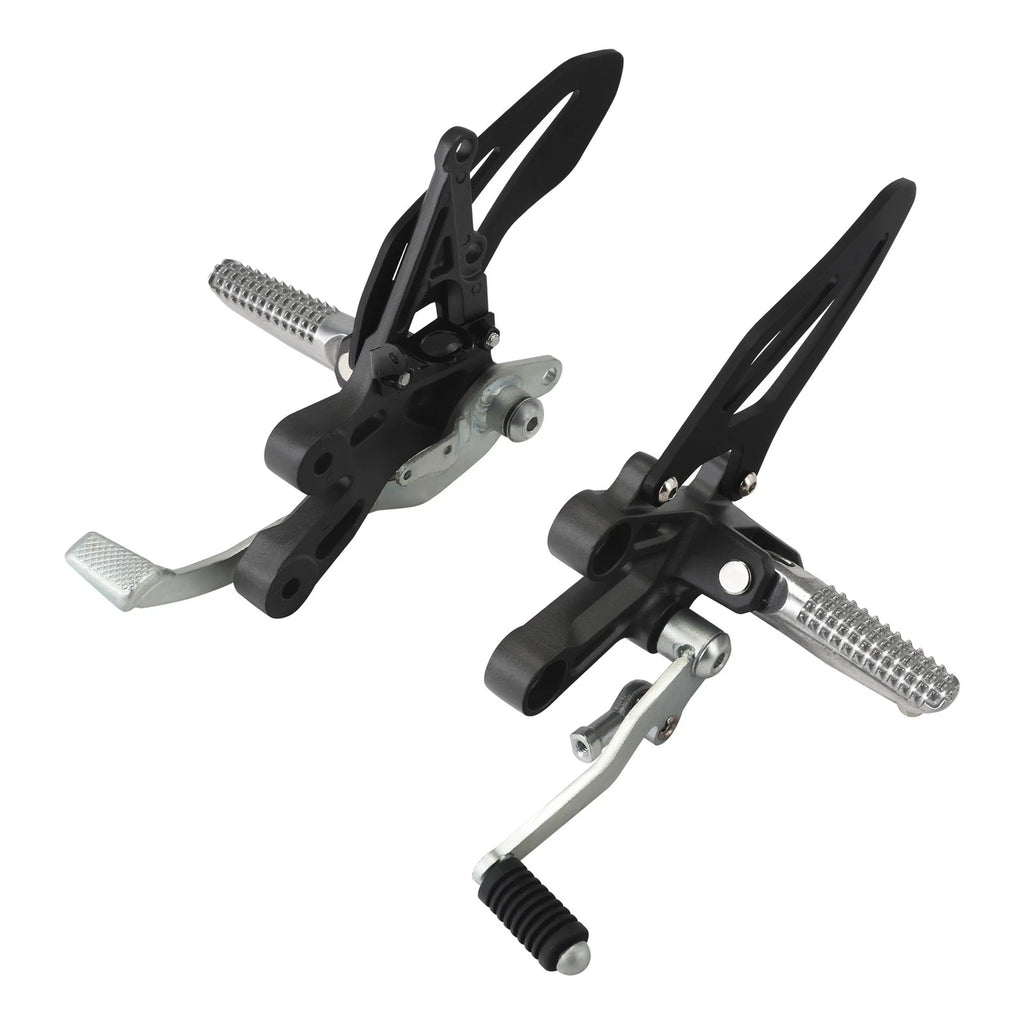 Set of 2 Front Foot Pegs Footrest Pedals Bracket for Yamaha YZF-R7 (2022–2024)