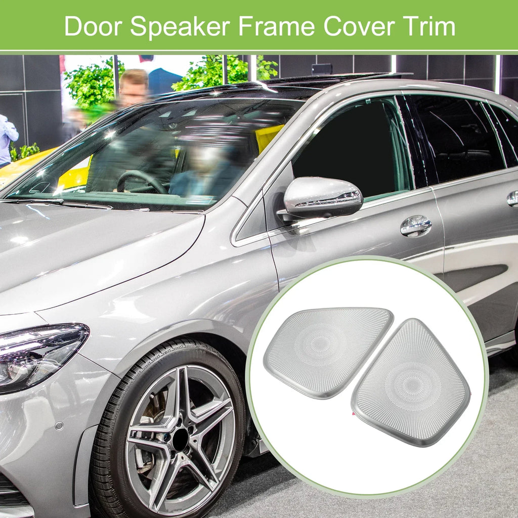 4 Pcs Speaker Frame Cover Trim for Mercedes Benz A B Class