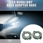 LED Headlight Bulb Holder Adapter for Audi, BMW