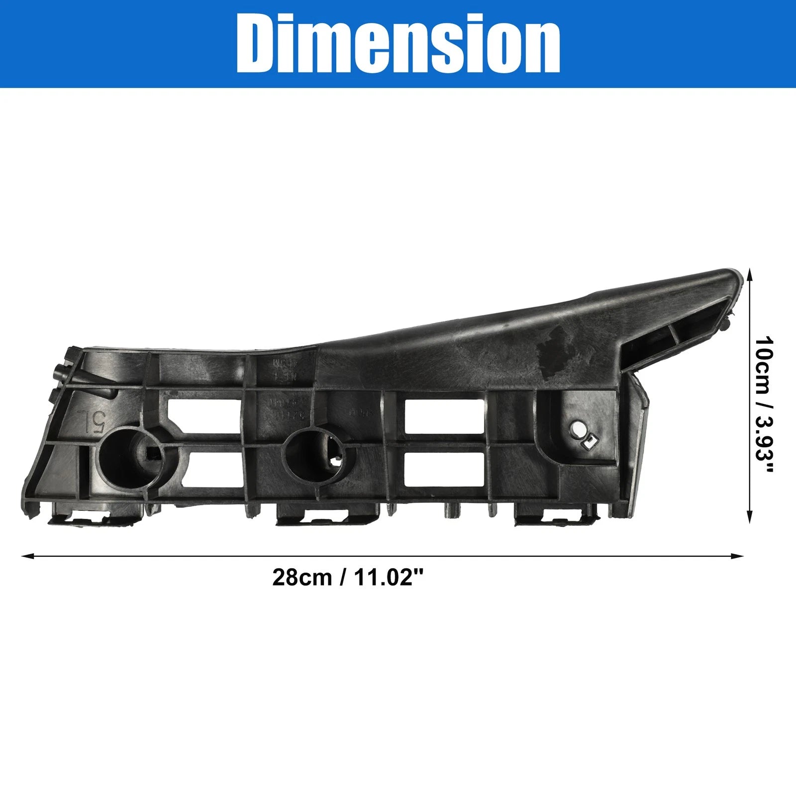 1 Pair Front Bumper Guide for Toyota (5211547041, 5211647041)