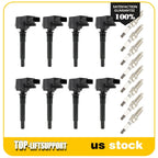 Set of 8 Ignition Coils and 8 Spark Plugs for Mercedes-Benz E63 AMG