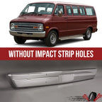 Chrome Front Bumper for Dodge D100 P200 W300 (1972–1982)