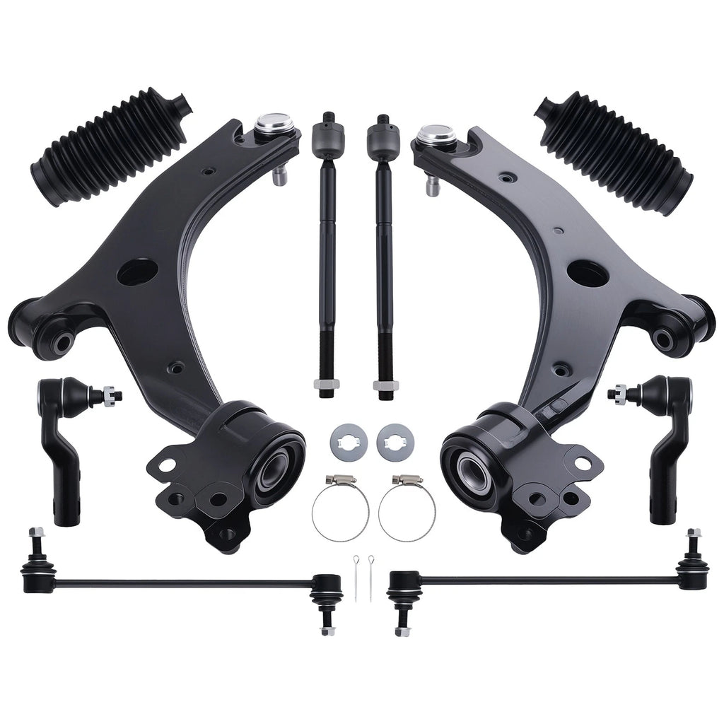 10x Front Lower Control Arm Ball Joint Tie Rod for Mazda 3 (2007–2009) Turbo
