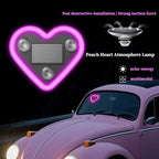 Solar LED Ambient Light for Car Window (Heart Shape)