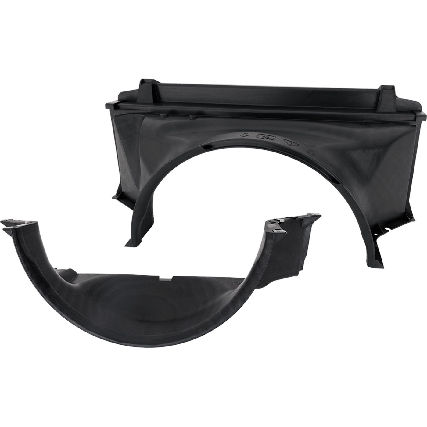 Set of 2 Fan Shrouds for Chevy Express Van GMC 2500 3500