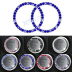 Rhinestone Engine Start Stop Button Ring Cover for Car (2020–2024)