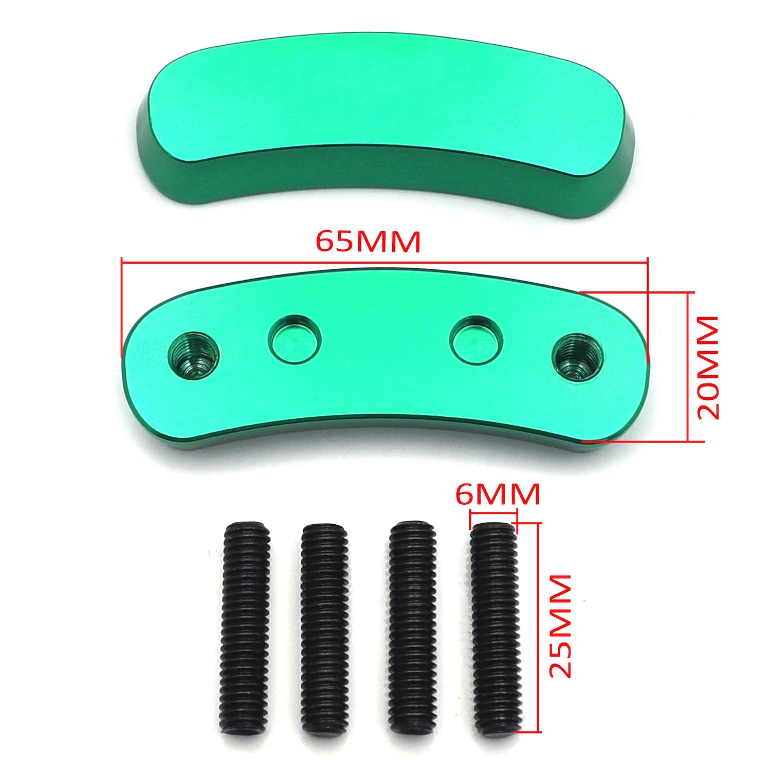 Mirror Block Off Base Plates for Kawasaki Ninja ZX-10R (2011–2015)