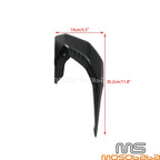 Black Fairing Winglets  Side Fin Trim Covers for Honda CB650R (2018-2024)