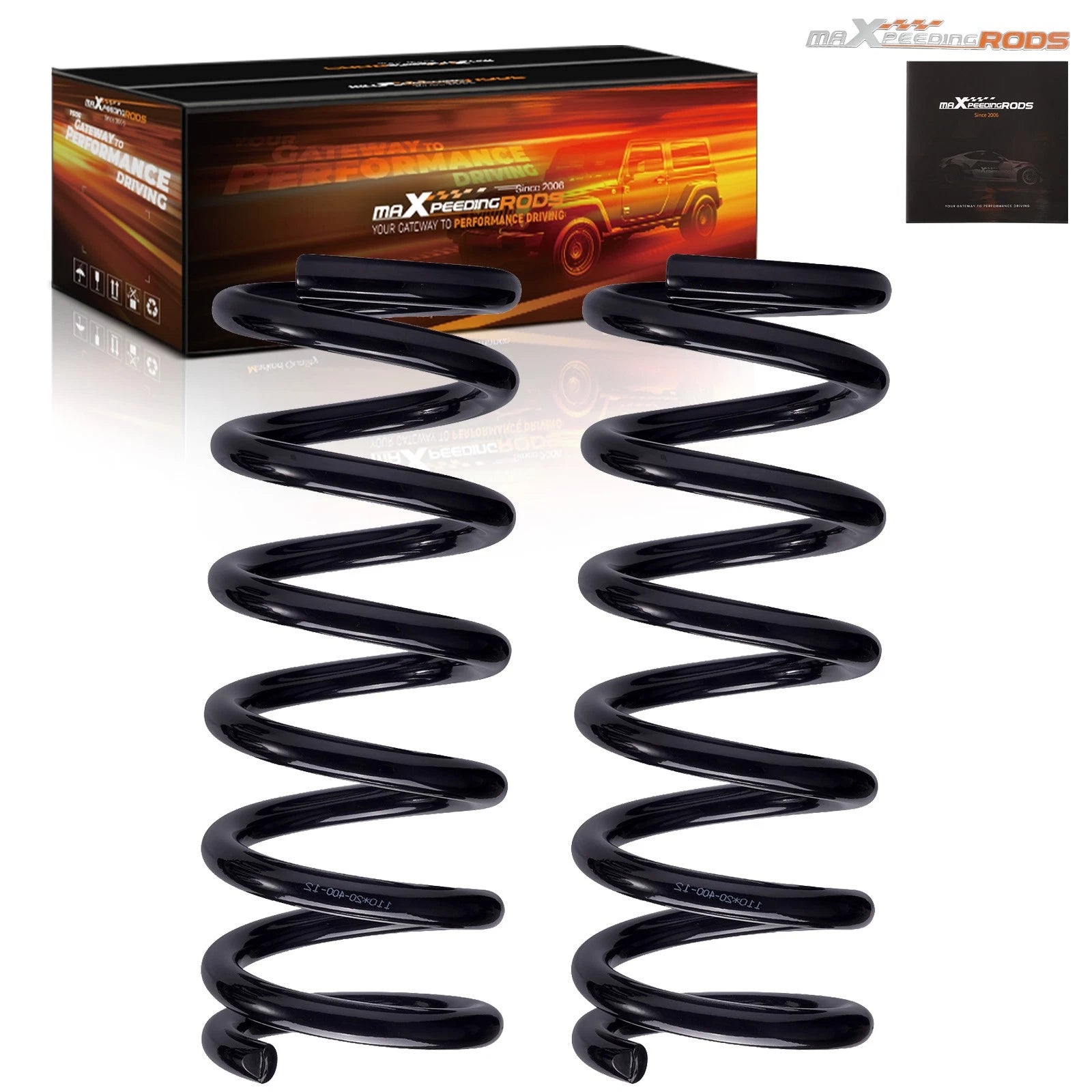 2" Front Drop Coil Springs for Chevy Silverado GMC Sierra 1500 2WD (1999–2007)