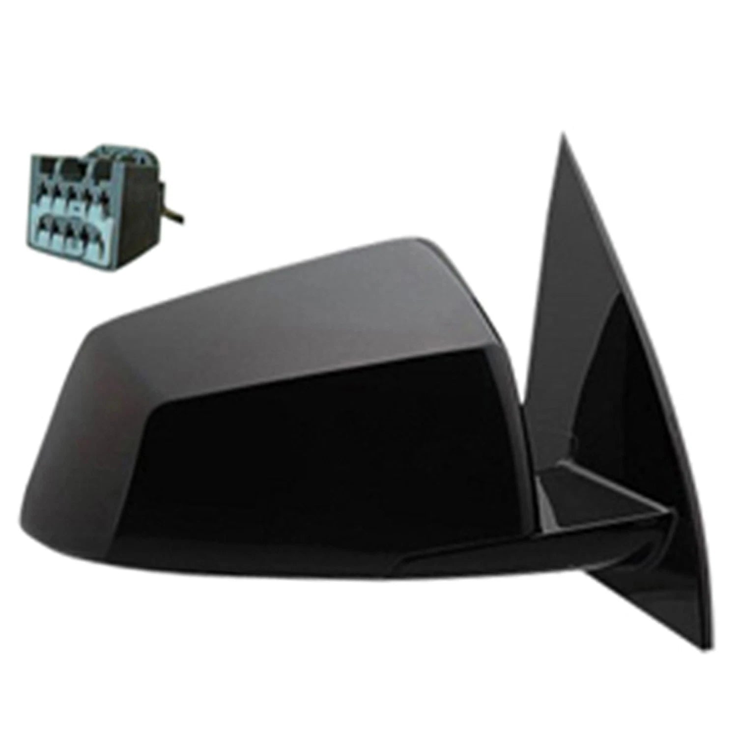 Replacement Textured Passenger Side Power Door Mirror for Toyota Highlander (2008–2013)