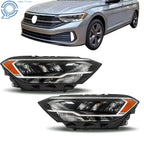 Projector Headlights LED w/DRL for Volkswagen Jetta (2019–2023) LH+RH