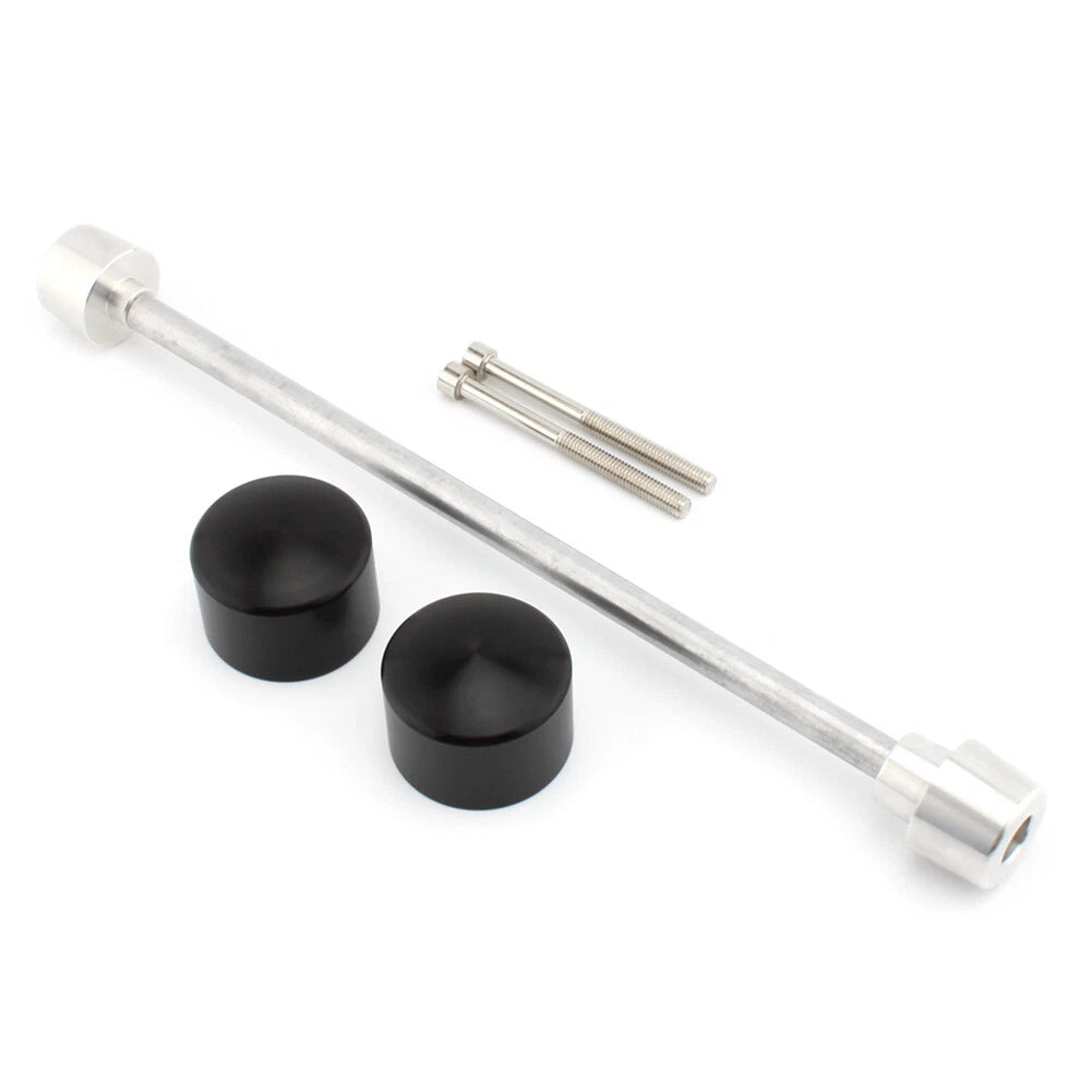 Front Axle Nut Covers Caps Installation Kit for Harley