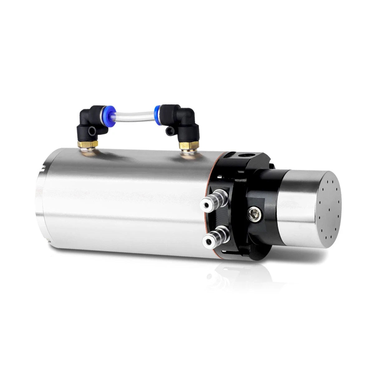 Aluminum Engine Oil Catch Reservoir Breather Tank with PSI Gauge for