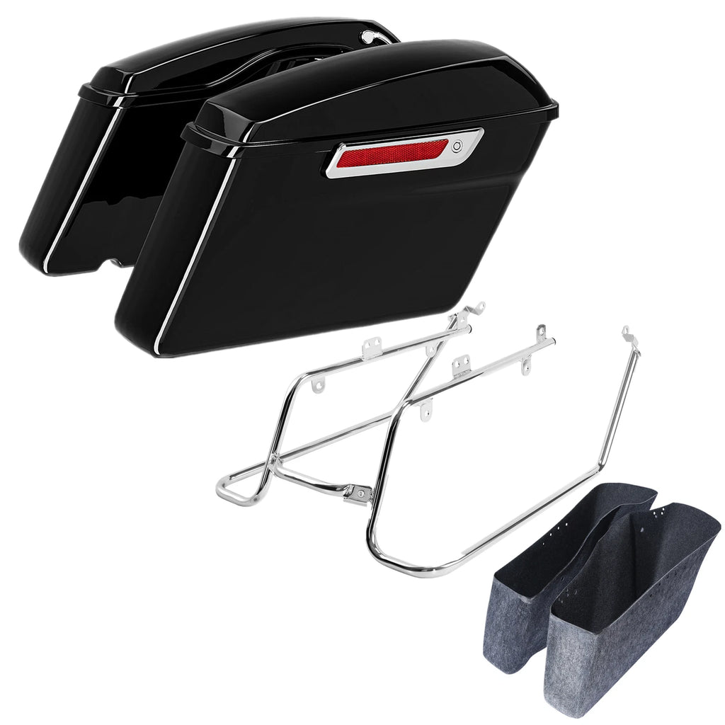 Hard Saddlebags Conversion Bracket for Harley Dyna Low Rider Super Glide (2008–2017)