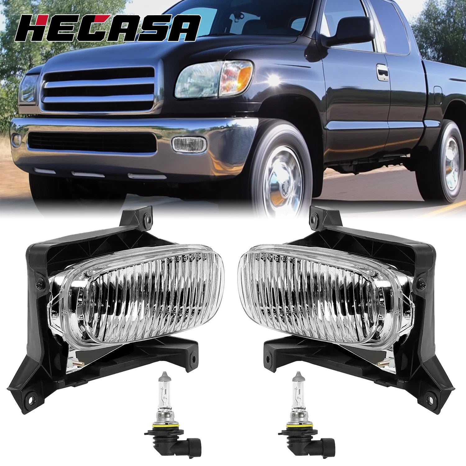 Fog Lights for Toyota Tundra (2000–2006) with Steel Bumper