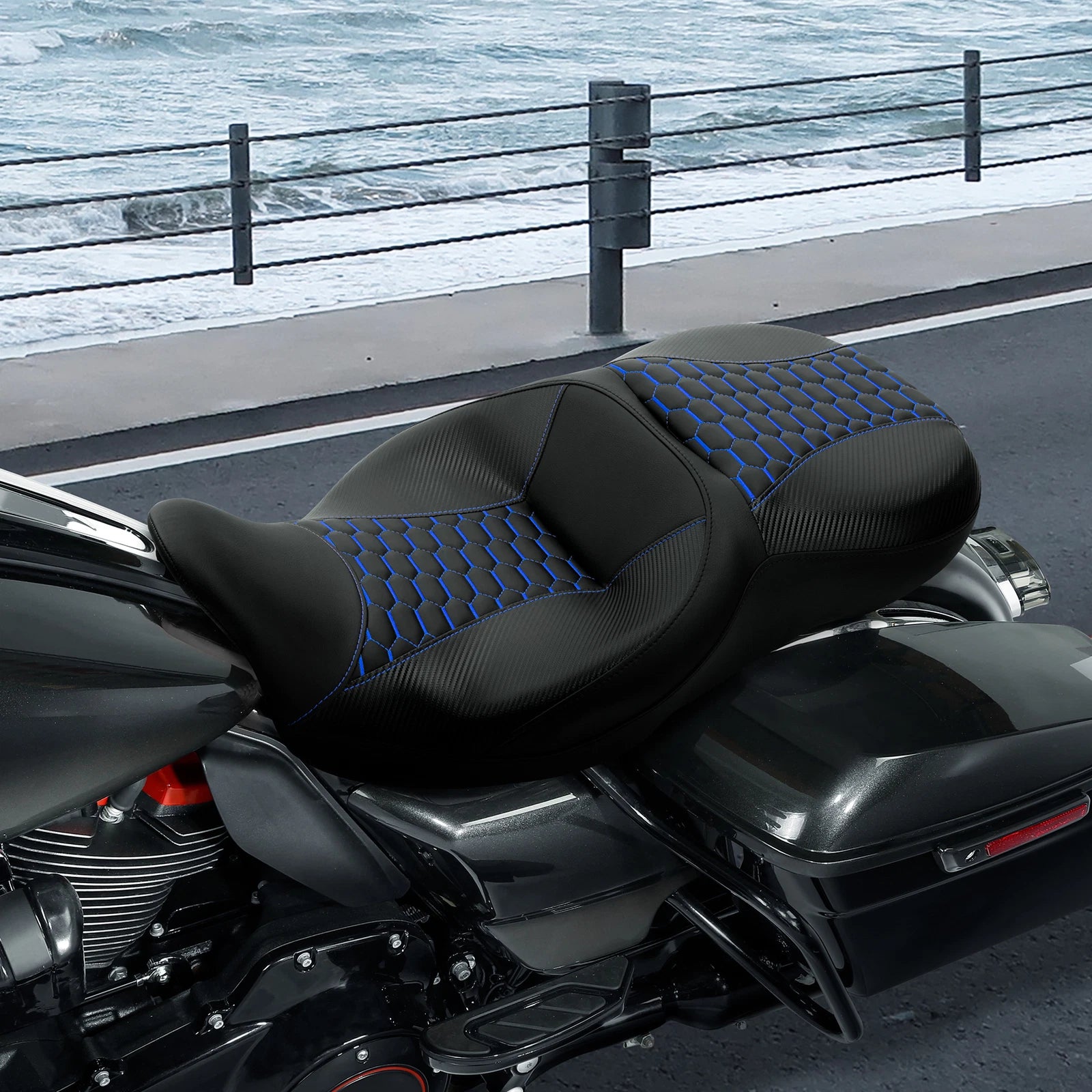 Driver & Passenger Seat for Harley Touring Road King Glide (2009–2023)