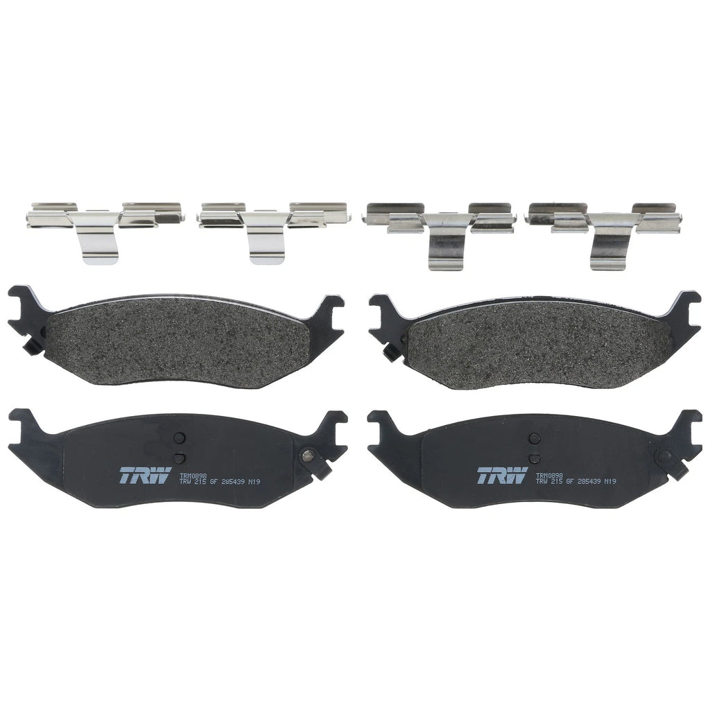 Set of 4 Disc Brake Pads for Ram 1500 (2017–2018)
