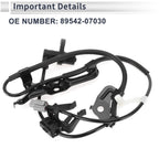 ABS Wheel Speed Sensor No. 89542-07030 for Toyota Camry (2007–2011) Front Right