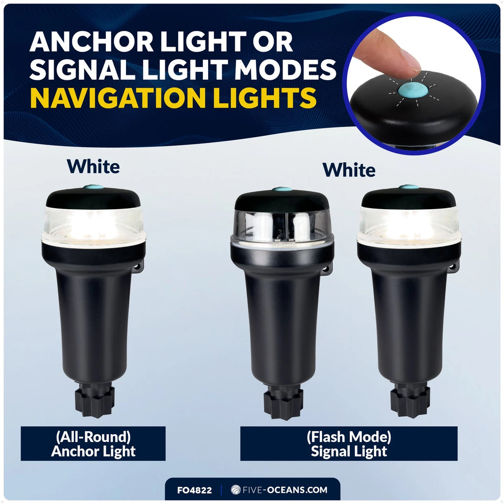 LED Portable Navigation Light for Boat (IP67)