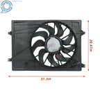 Electric Radiator Fan Assembly for Kia Telluride (2020–2023) 625060