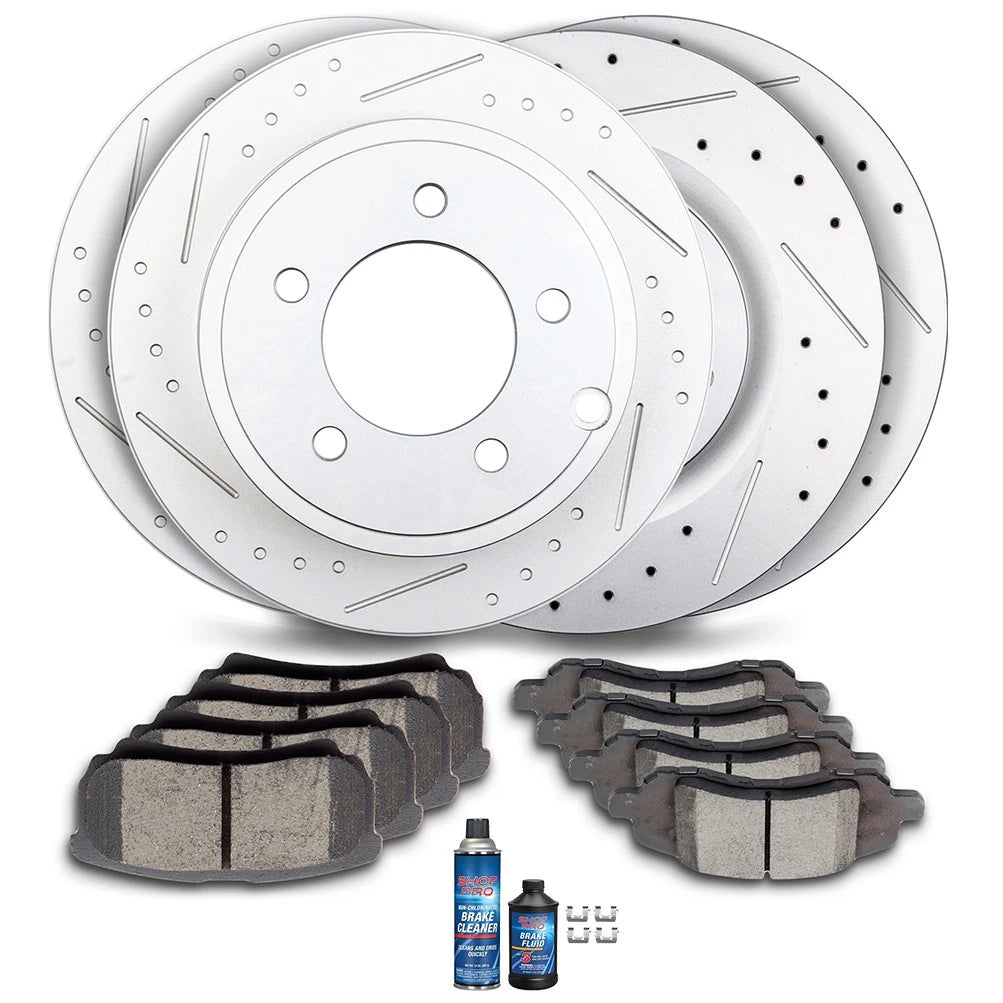 Brake Pads and Rotors Set for Dodge Avenger, Chrysler Sebring (2008–2014)