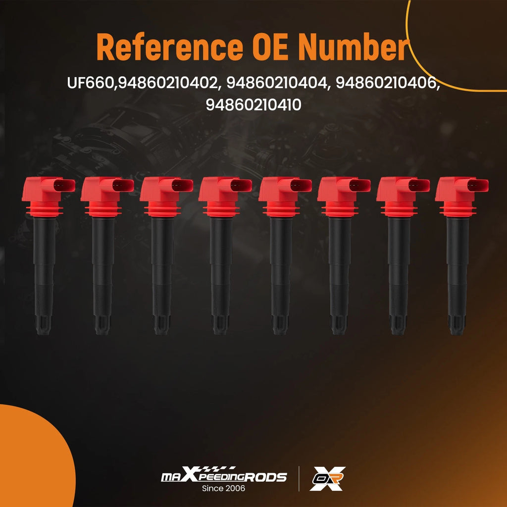 8PC Ignition Coil Pack for Porsche Cayenne Panamera (2008–2018)