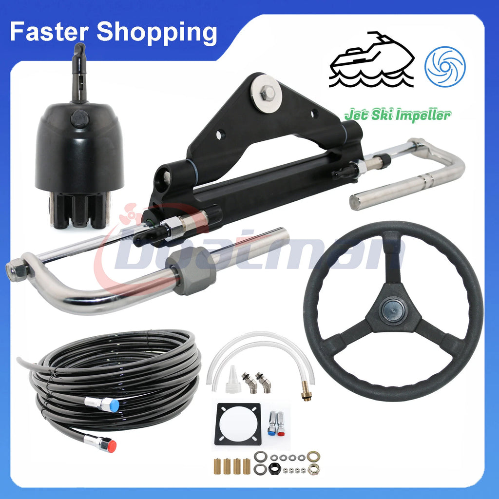 Hydraulic Steering System Kit for Marine Outboard (150HP, HC4645H)