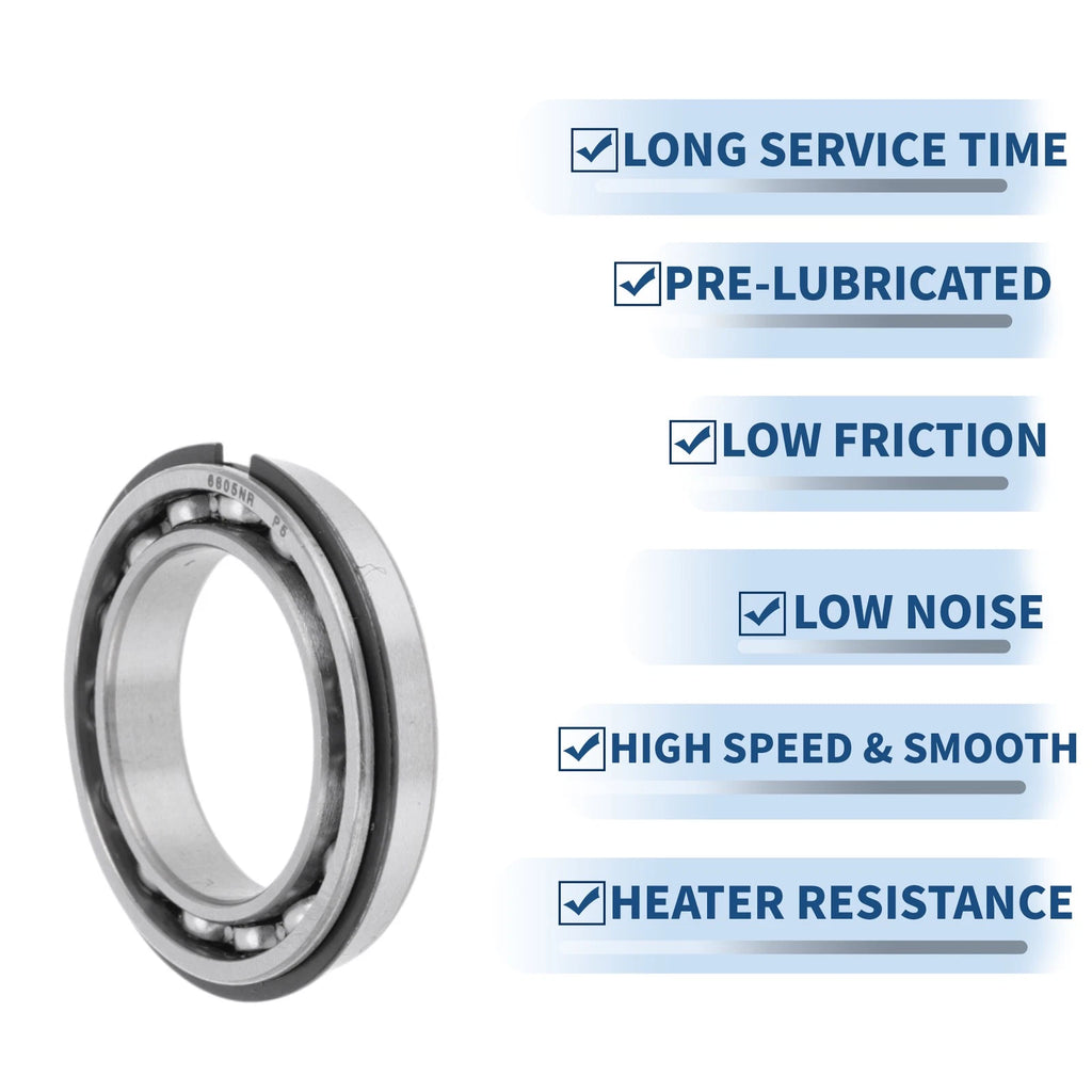 Deep Groove Ball Bearing P5 for Scooter Skateboard Wheel (25x37x7mm)